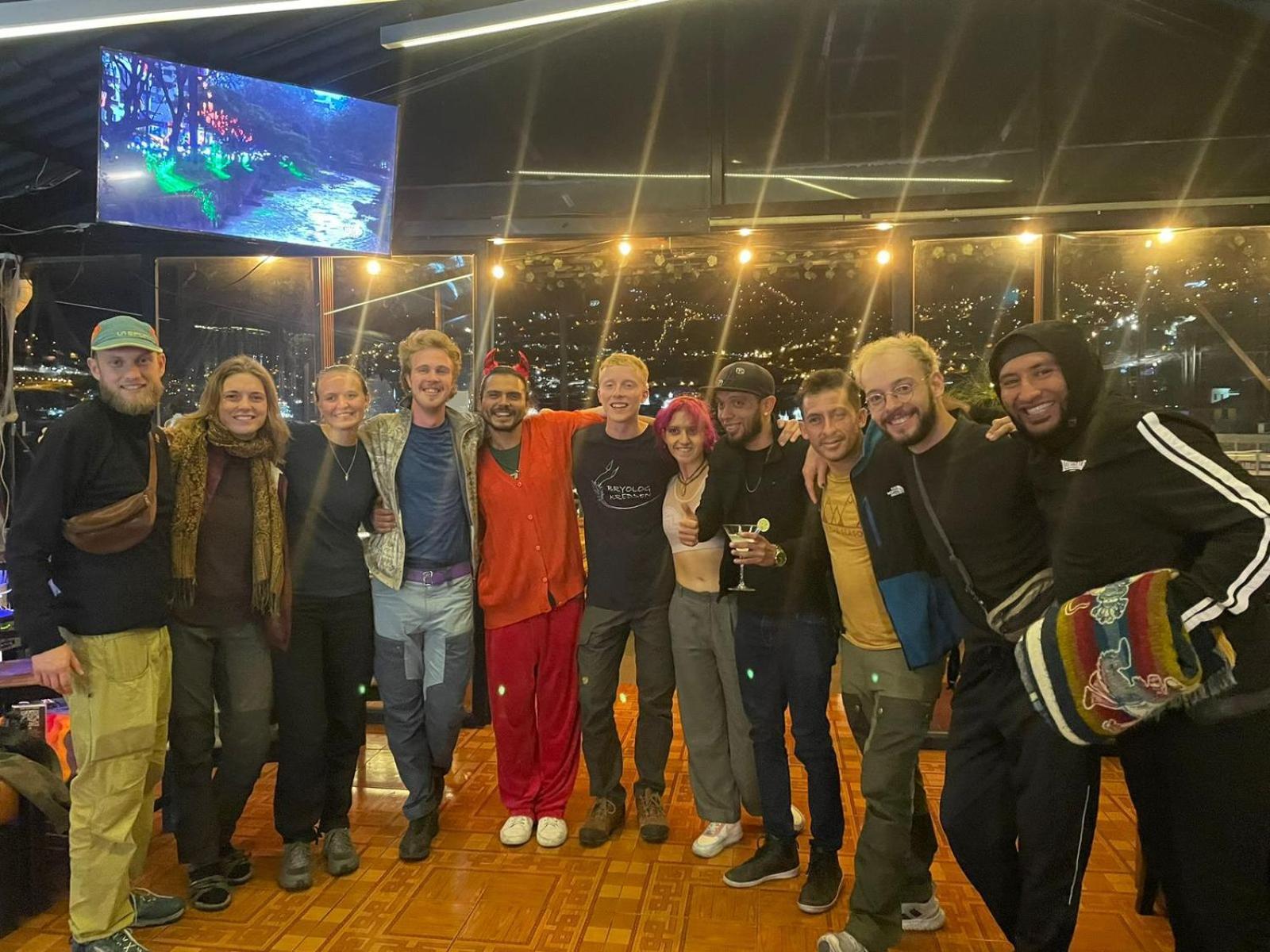 Hostal La Guayunga Rooftop Quito Bagian luar foto